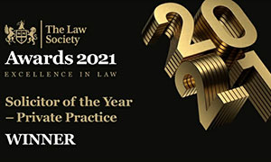 The Law Society Awards 2021, Solicitor of the Year - Private Practice